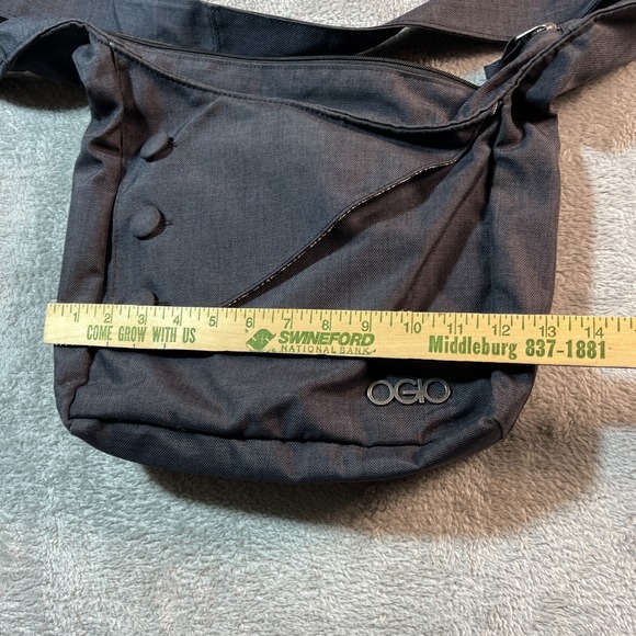 OGIO Women's Brooklyn Tablet Purse Crossbody Bag Classic Black Retro Multipocket - Picture 3 of 9